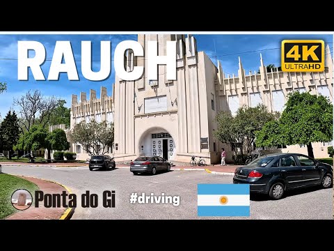 Descubrí RAUCH en 4k - un PUEBLO de la Pampa Húmeda que te encantara #driving 2025 BS. AS. ARGENTINA