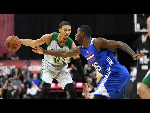 Jayson Tatum vs 76ers (2017 Summer League) - 15 Pts, 6 Rebs!