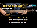 Download Lips Of An Angel Hinder Guitar Chords Tutorial With Lyrics Mp3 Song