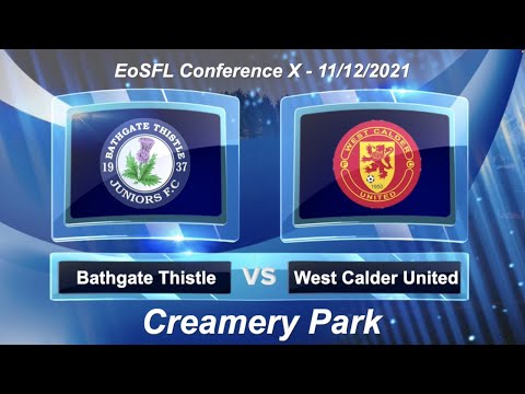 Game 18: Bathgate Thistle Juniors v West Calder United Highlights
