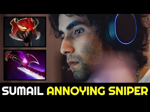 SUMAIL Super Annoying Sniper with Madness Build — 29min GG 7.32c Dota 2