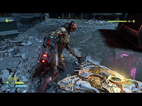 DOOM Eternal Mecha-Zombie Dies Strangely