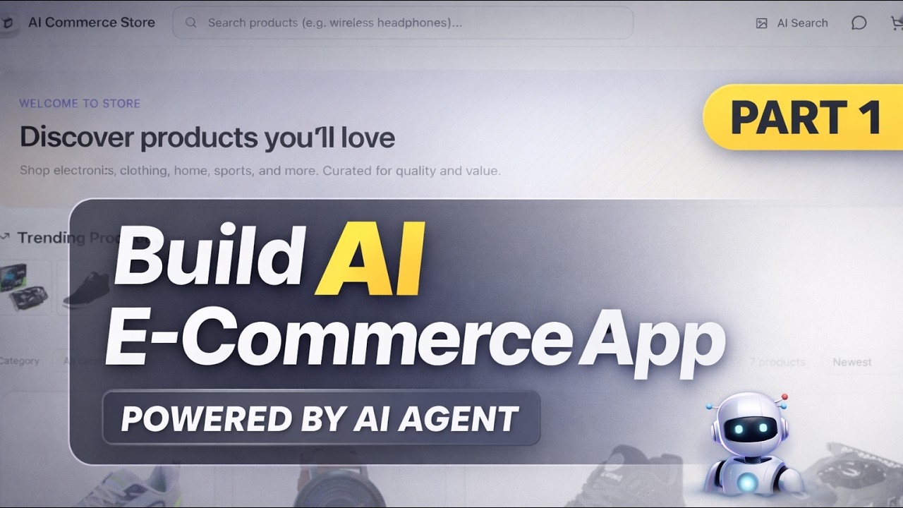 Build an AI Agent Powered E-Commerce App (Next.js + Node.js) | Part 1