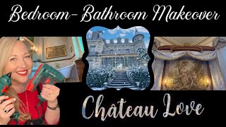 EP 2 HOW TO TRANSFORM A SMALL CHATEAU BEDROOM & BATHROOM, DIY BED CROWN, PERFUME & BIG REVEAL!