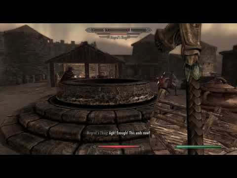 Skyrim Combat 2016: Mogruls' thugs come to town. Good luck.