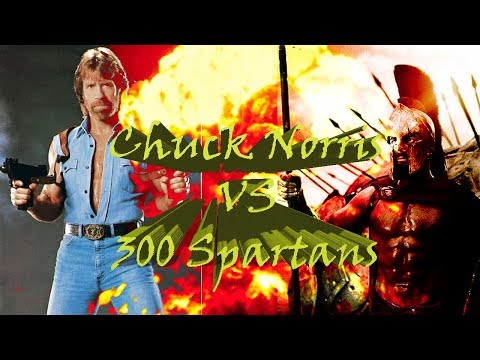 CHUCK NORRIS vs 300 SPARTANS | Ultimate Epic Battle Simulator HD