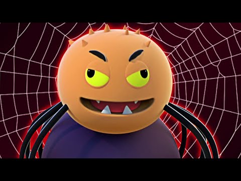 5 ARANHAS DIVERTIDAS E ASSUSTADORAS | Canção de Aranha Assustadora | Aqui Bebês Cantam
