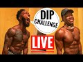 Dips For Bigger Arms | 1250 Dips | Dip Challenge