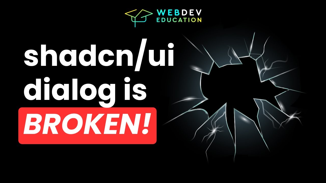 Shadcn ui dialog is BROKEN! .. Let's fix it! 🔨
