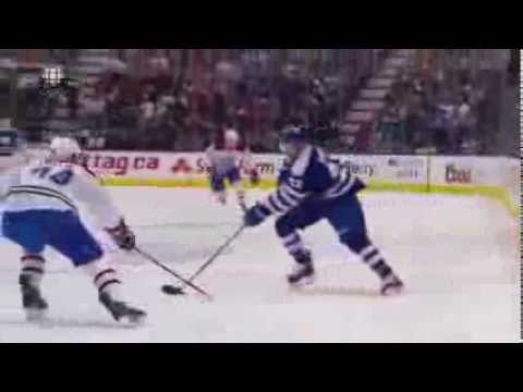 Kadri Nice Play for Franson Goal - Canadiens at Maple Leafs - 01/18/2014
