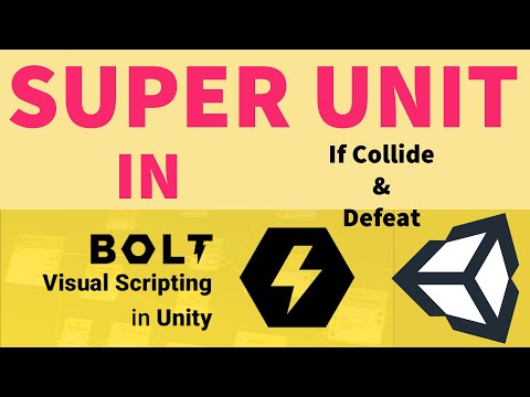 How to create Super Unit in Bolt-Unity (Visual Scripting), Getting Started with Bolt Tutorial Part 3