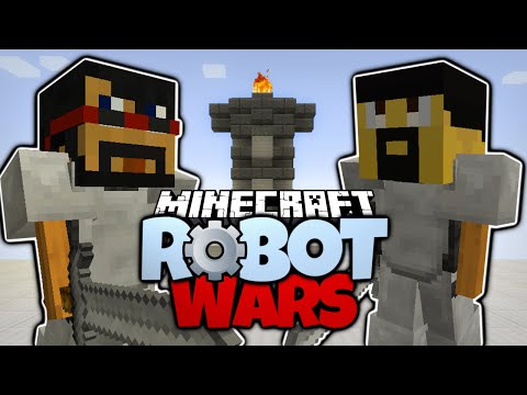 Logdotzip - Minecraft | CAPTAINSPARKLEZ VS ANTVENOM | WORKING ROBOTS! Minecraft Robot Wars (Minecraft Redstone)