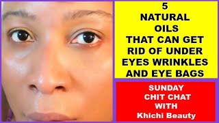 5 OILS THAT CAN GET RID OF UNDER EYES WRINKLES AND EYE BAGS