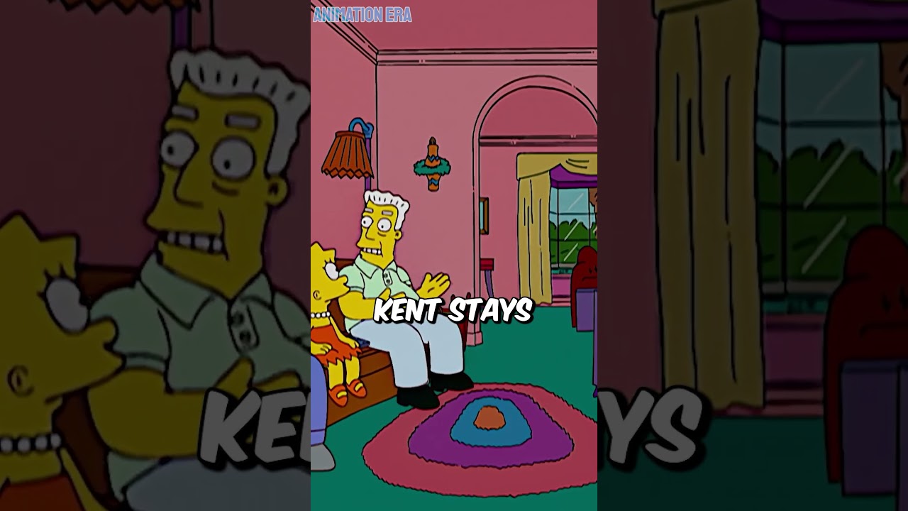 What Happens When Kent Brockman Says A Bad Word On TV? #thesimpsons