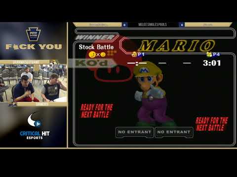 F#ck You | Small Hands Brian (Mario) vs Blue Lantern (Fox) | Melee Pools