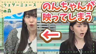 【大島璃音】放送事故!アプリ画面に突然のんちゃんが映ってしまう【切り抜き】ウェザーニュースの森【ウェザ森】