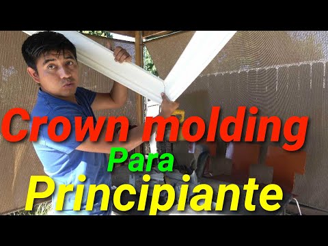How to install crown molding for beginners