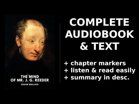 The Mind of Mr. J. G. Reeder 🥇 By Edgar Wallace FULL Audiobook