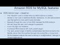 AWS RDS Cloud DBA What Is The Built In RDS DB Admin User