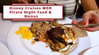 🏴‍☠️ Disney Cruises Pirate Night Dinner on the Magic | 2025 DCL Cruise Dinner Episode 3 ⚓️🍽️
