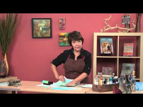 Preview | Stencil Girl Mixed Media Wall Hanging with Mary Beth Shaw