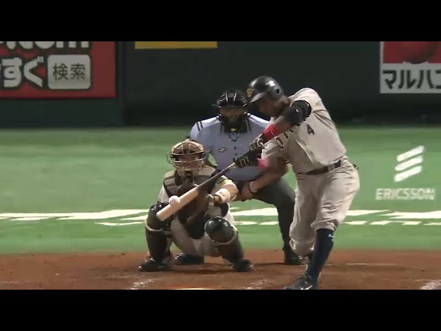 【4回表】逆方向へ器用な一発!! バファローズ・ヘルマン 今季1号2ランホームラン 2015/8/13 H-Bs