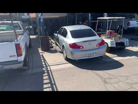 2012 Infiniti G37 all mufflers deleted