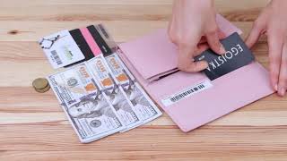 Місткий жіночий гаманець ST Leather 19390 рожевий