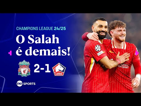 Gols e lances de Liverpool x Lille