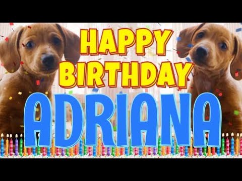 Happy Birthday Adriana! ( Funny Talking Dogs ) What Is Free On My Birthday