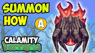 Terraria Calamity Mod How To Summon CALAMITAS CLONE BOSS (EASY)