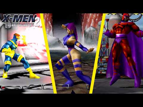 X-Men Mutant Academy 2 - All Super Moves