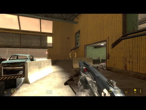 Combine의 Half-Life 2:Continuum Shift 플레이 영상(난이도:Hard,No Death)