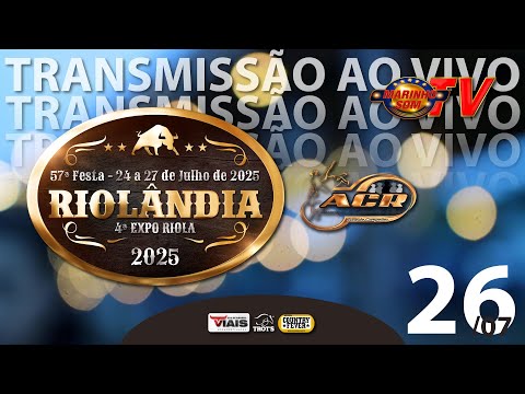 57ª FESTA DO PEÃO DE RIOLÂNDIA-SP 2025 (SÁBADO)