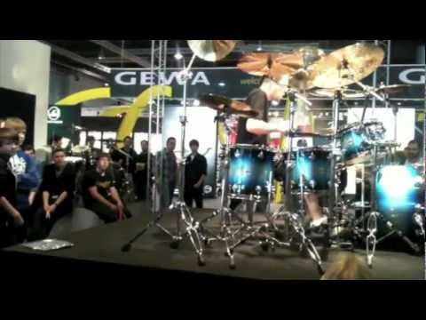 JC Drums @ DW Booth Drum Jam Musikmesse 2012