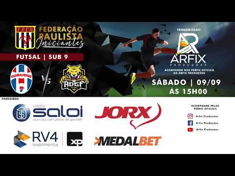 GUARULHENSE x ADEF/COTIA - FUTSAL | SUB 9 - SEMIFINAIS (FULL HD)