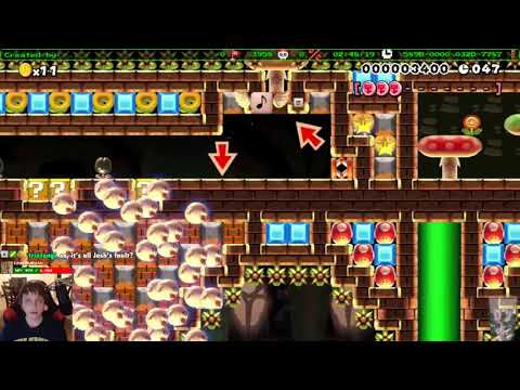 Super Mario Maker - 0/3958 スピードラン~熔炎~　Speed Run 90sec by いっしん
