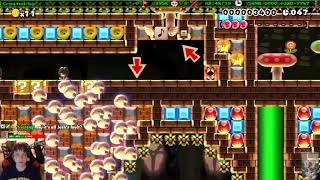 Super Mario Maker - 0/3958 スピードラン~熔炎~　Speed Run 90sec by いっしん