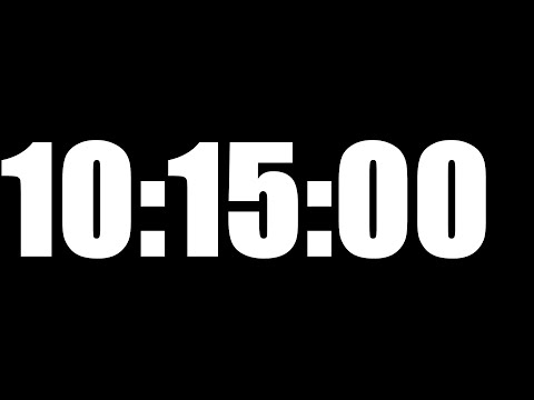 10 HOUR 15 MINUTE TIMER • 615 MINUTE COUNTDOWN TIMER ⏰ LOUD ALARM ⏰