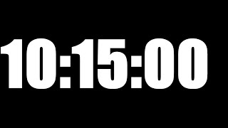 10 HOUR 15 MINUTE TIMER • 615 MINUTE COUNTDOWN TIMER ⏰ LOUD ALARM ⏰