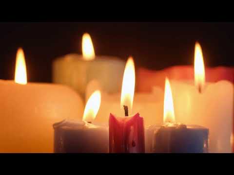 WHITE NOISE | Warm Candle Light | Relax Study Sleep Focus | romantic atmosphere | 10 hours HQ