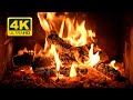 🔥 Crackling Fireplace 4K (12 HOURS). Burning Fireplace & Crackling Fire Sounds (NO Music)