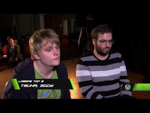 CCE:R - Eddy (Cpt.Falcon, Greninja) Vs. Tsunayoshi (Corrin) - Losers Top 8 - Smash 4