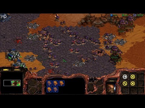 StarCraft: Remastered Co-op Campaign BW Zerg Mission 4 - The Liberation of Korhal