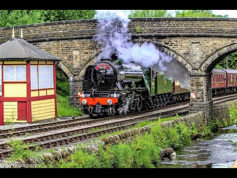The Flying Scotsman at the Keighley and Worth Valley Railway (KWVR)