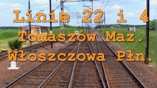 preview picture of video 'Train ride / Przejazd pociągiem TLK Dęba Opoczyńska - Włoszczowa, linia 22 i 4'