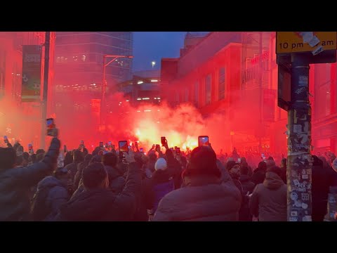 Manchester Sokaklarında Ultraslan | Ultraslan Take Over Manchester