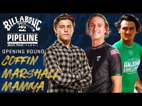 Coffin, Marshall, Mamiya Billabong Pro Pipeline - Men's Opening Round Heat Replay