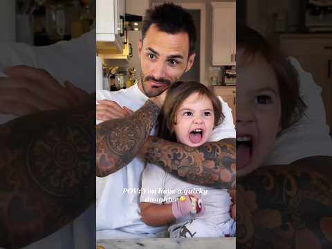 Having a quirky daughter is always a good time😜#QuirkyDaughter #FunnyKids #ParentingHumor#FamilyFun