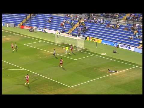 Gol de Gilvan Gomes (2-0) en el Hércules CF - Girona FC Jornada 4